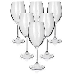 Banquet 6-dielna sada pohárov na biele víno LEONA, 340 ml