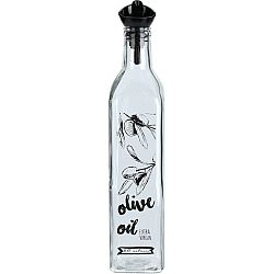 EH Sklenená fľaša na olivový olej s nálevkou 500 ml