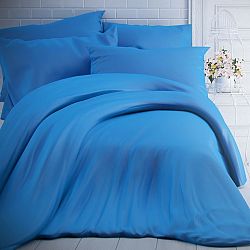 Kvalitex Bavlnené obliečky modrá, 200 x 200 cm, 2 ks 70 x 90 cm