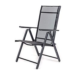 Happy Green Židle zahradní polohovací RAMONA 57 × 68 × 106 cm, antracite 