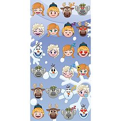 Jerry Fabrics Osuška Emoji Ľadové kráľovstvo Frozen, 70 x 140 cm