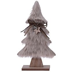 Koopman Vianočná dekorácia Hairy tree svetlohnedá, 41 cm