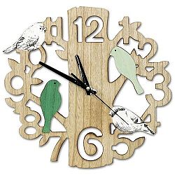 Nástenné hodiny Vtáčiky, pr. 33,5 cm