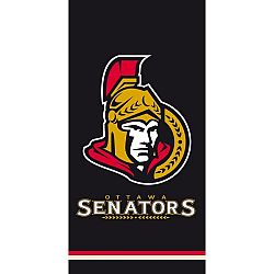 TipTrade Osuška NHL Ottawa Senators Black, 70 x 140 cm