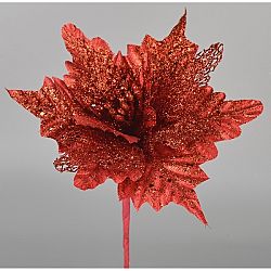 Umelá Poinsettia červená, 25 cm, 