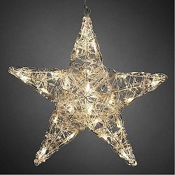 Vianočná 5-cípa hviezda pr. 40 cm, 24 LED